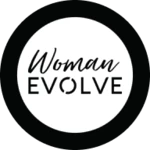 woman evolve android application logo